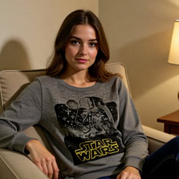Star Wars Tops - Classic Star Wars Lightweight Sweater - Medium | Cozy Fan Favorite